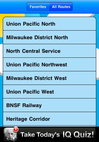 Metrack: Metra Rail Schedules