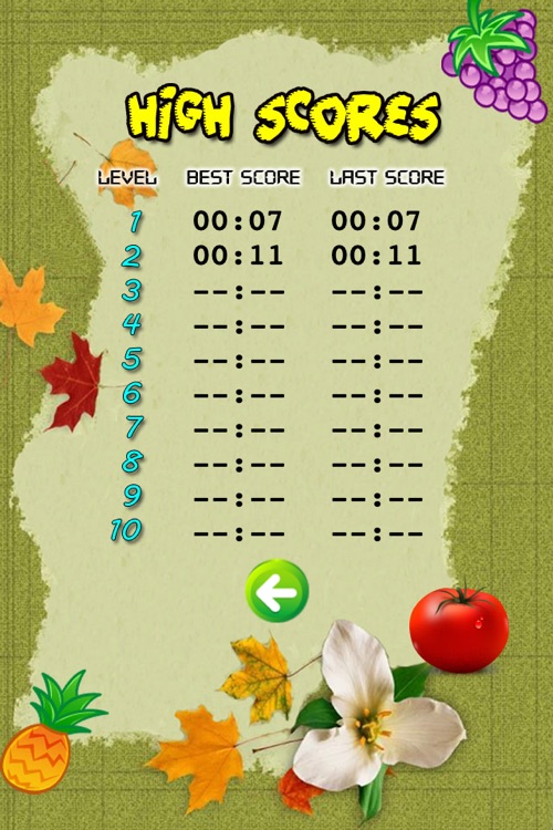 Fruits Memory Game lite screenshot-3