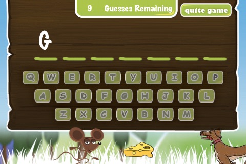 Hang Mouse Spell Game