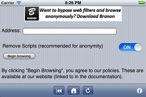Anonymous Browser Free screenshot 2
