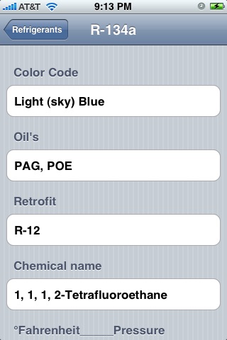 Refrigerant PressTemp HVACR screenshot-4