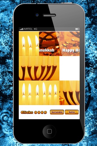 Hanukkah Sliding Puzzle HD Lite