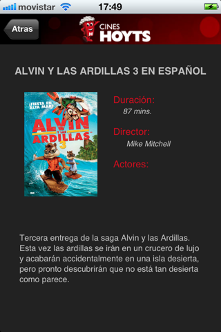 Cines HOYTS Uruguay screenshot 3