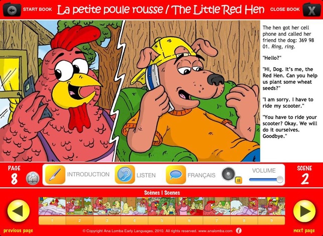 Ana Lomba’s French for Kids: The Red Hen (Bilingual French-E(圖5)-速報App