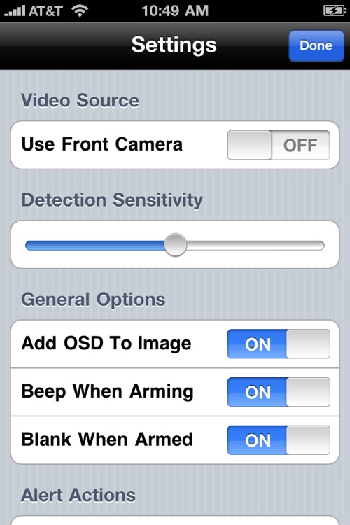 VM Alert - Video Motion Detector screenshot-3