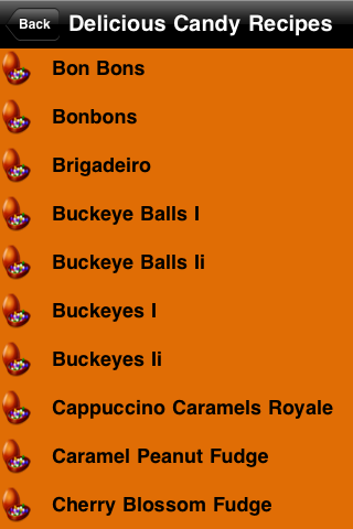 Delicious Candy Recipes screenshot 3