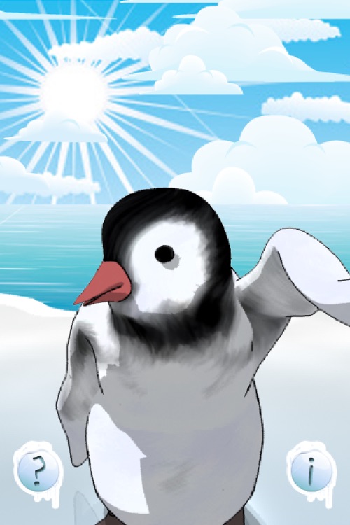 Jomo, the talking baby penguin