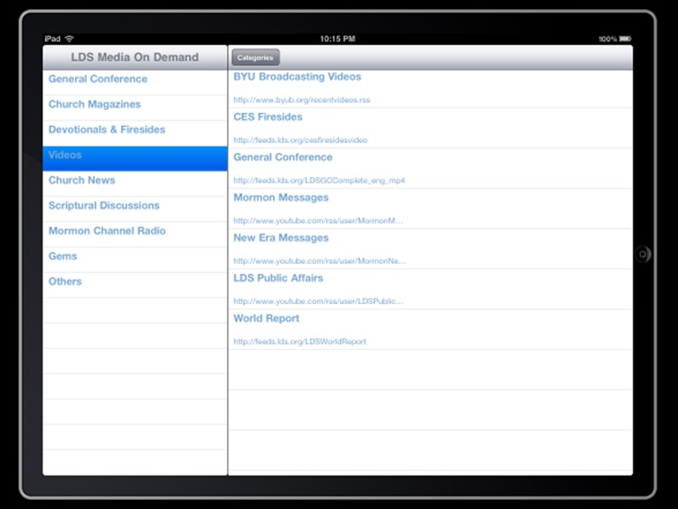 LDS Media OnDemand for iPad