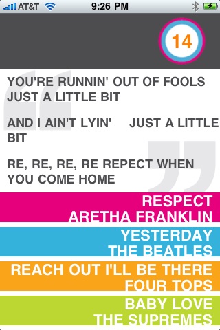 Lyric Genius - 60s Edition screenshot 3