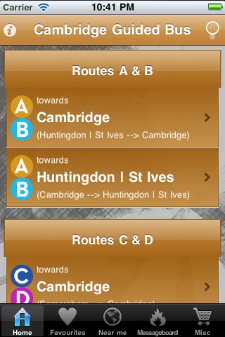 Cambridge Guided Busway - Timetable