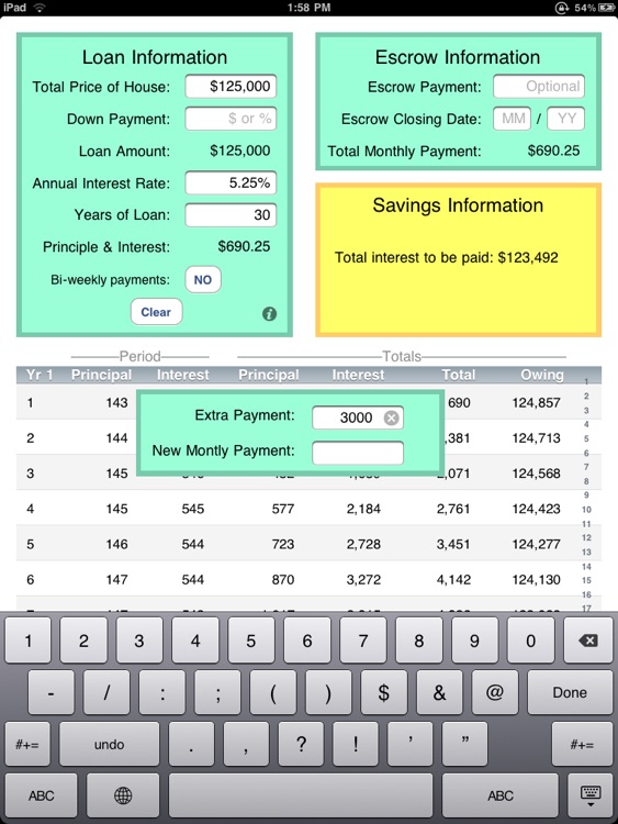 Amortization What-If