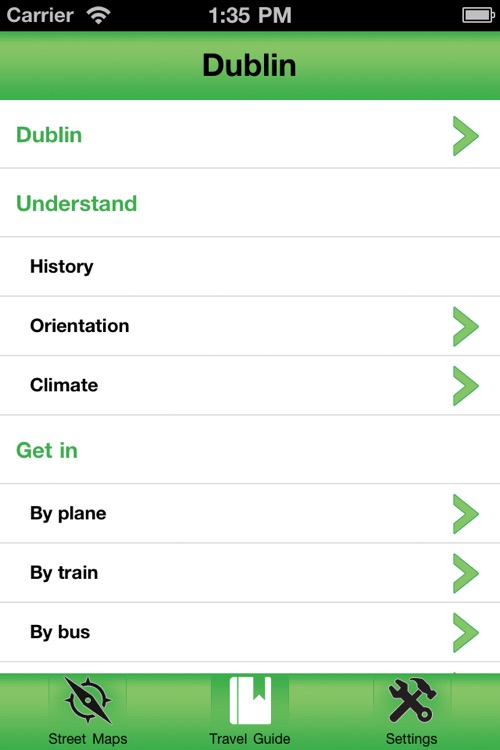 Dublin Offline Street Map