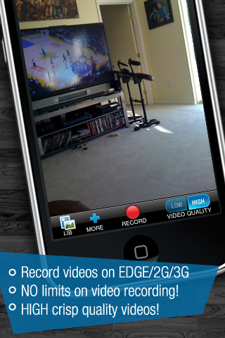 Record Video for Free (iPhone 2G/3G) Screenshot 1
