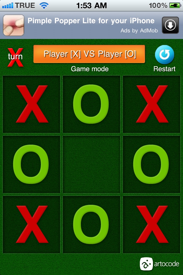 Tic Tac Toe - OX - Unbeatable! screenshot 3