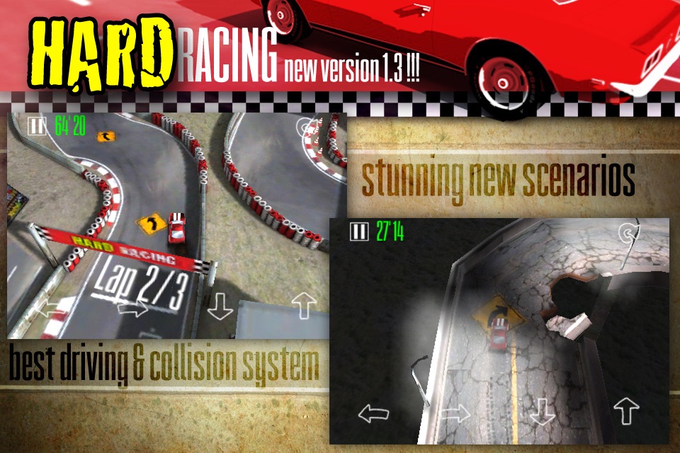 Hard Racing Lite screenshot 2