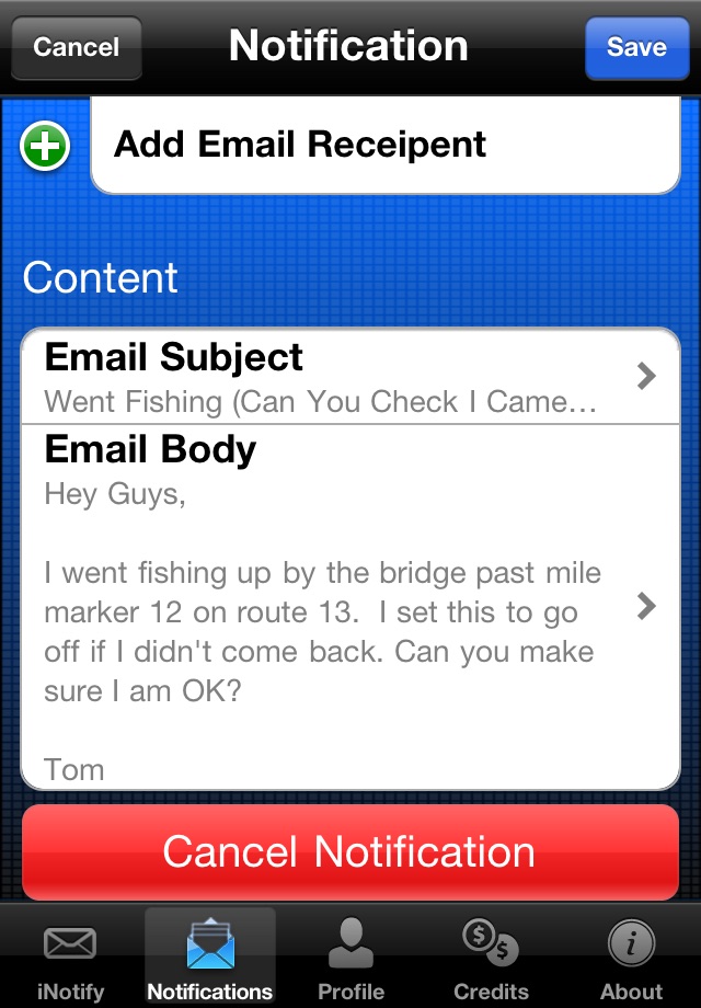 iNotify screenshot 3