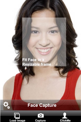 Camera ClickMe Free: Self Portrait using face detection Screenshot 1