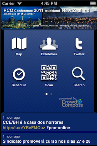 PCO Conference 2011 Mobile App by CrowdCompass screenshot 3