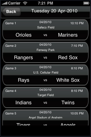 Baseball League: Live Scores and Schedule