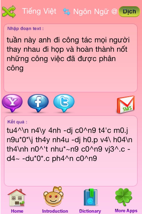 Ngôn ngữ @ ( Từ Điển Ngôn Ngữ Xì-Tin )