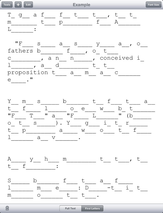 Text-to-First-Letters screenshot-4