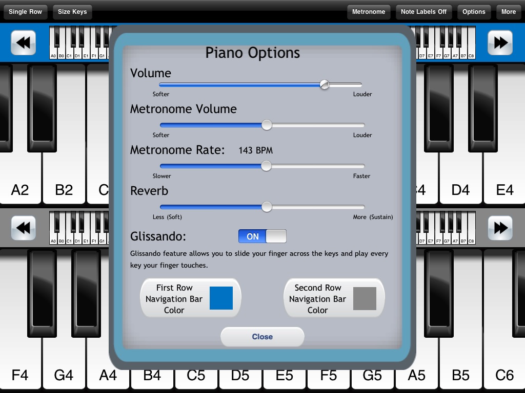 Pocket Piano HD screenshot 3