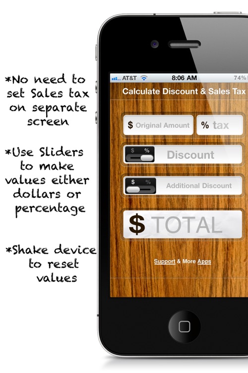 Calculate Discount & Sales Tax FREE