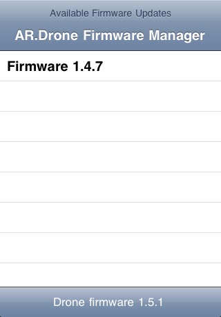 Firmware Manager for AR.Drone screenshot 2