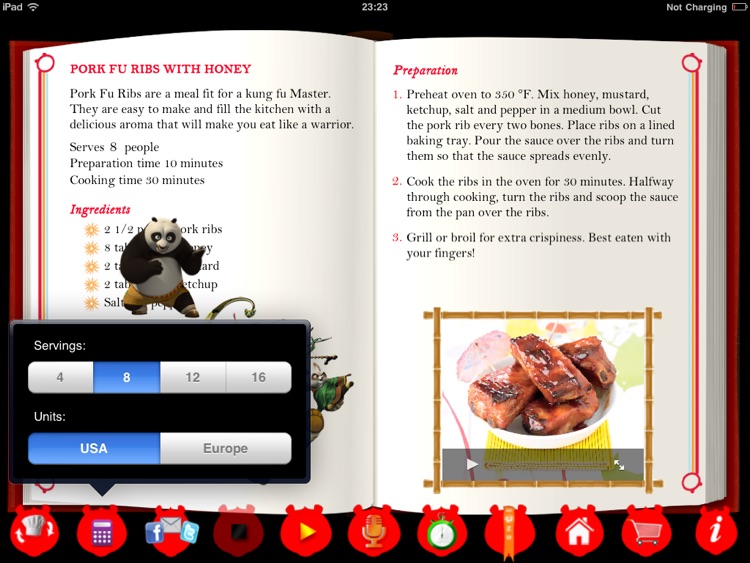 Kung Fu Panda 2 Interactive Cookbook