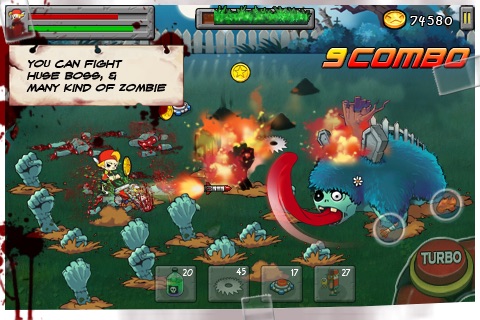 Zombie&Lawn Free screenshot-3