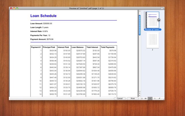 Free Loan Calculator For Mac