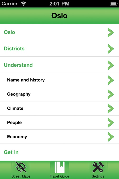 Oslo Offline Street Map