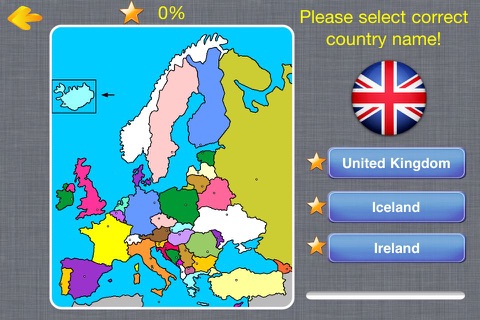 7 continents country flags game Lite(Europe) screenshot 4