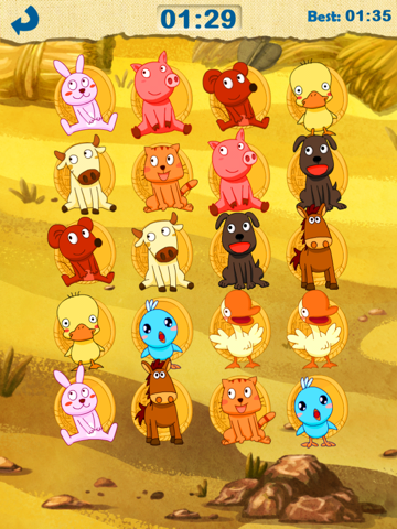 Kids Animal Match HD screenshot 3