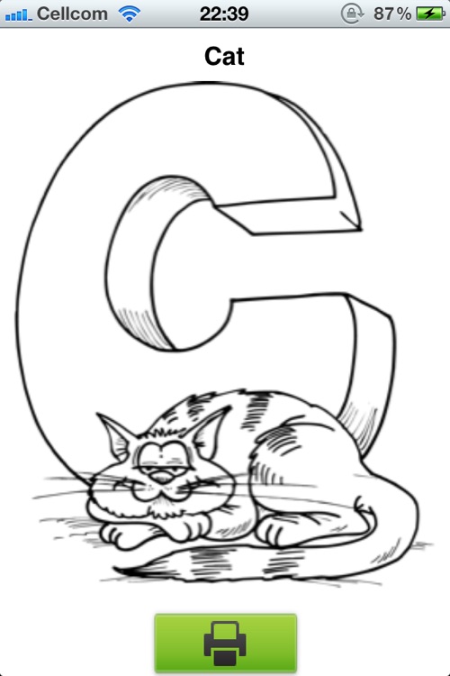 Print the alphabet anywhere with iPrintAlphabet screenshot-3