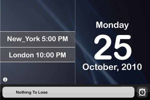 Brookstone Flip Alarm Clock screenshot-4