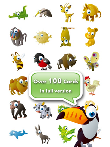 ABC Animal Cartoon Flashcards HD screenshot 3