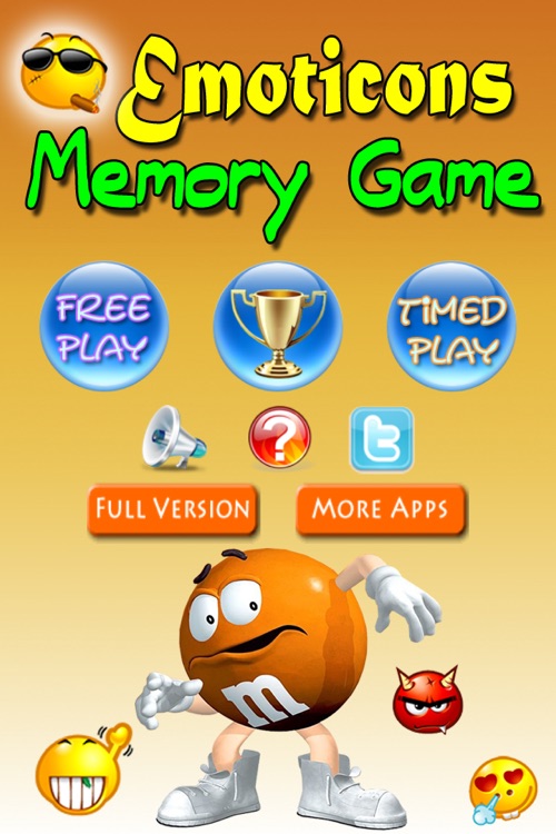 Emoticons Memory Game Lite