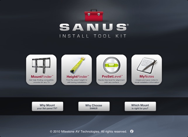 Sanus Install Tool Kit