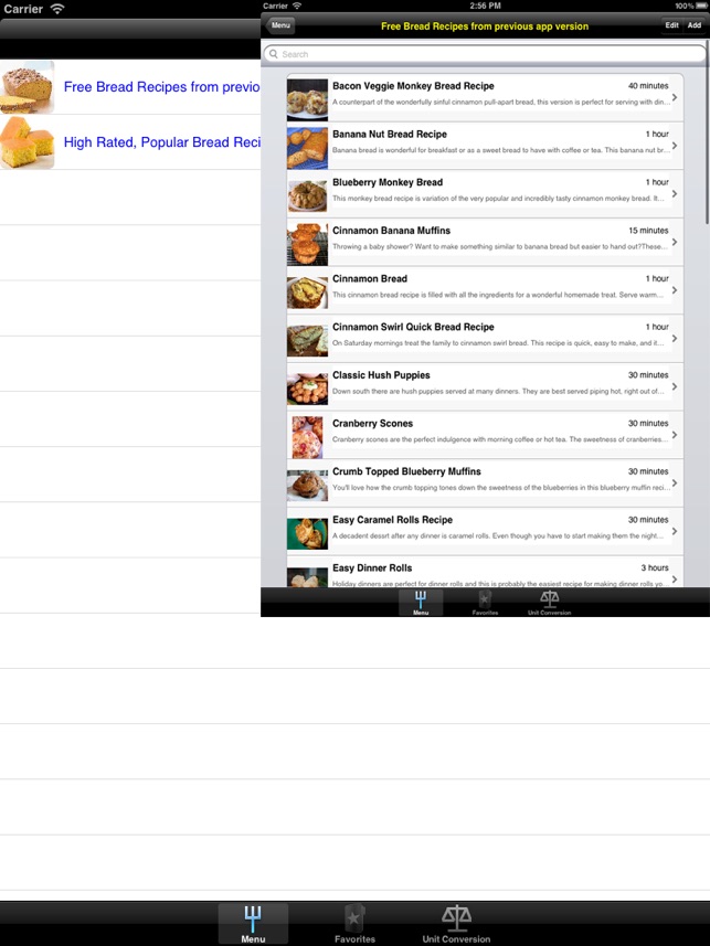 Bread Recipes for iPad