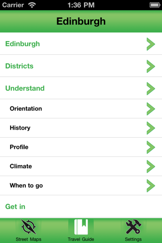 Edinburgh (UK) Offline Street Map screenshot 2