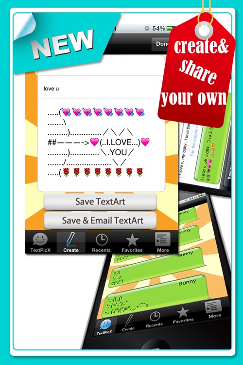 TextPicX - Creative SMS/Facebook Art for iPhone Texting(Free)