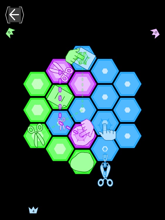 Hexagonal Rochambeau screenshot-4