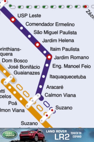 Sao Paulo Metro Map