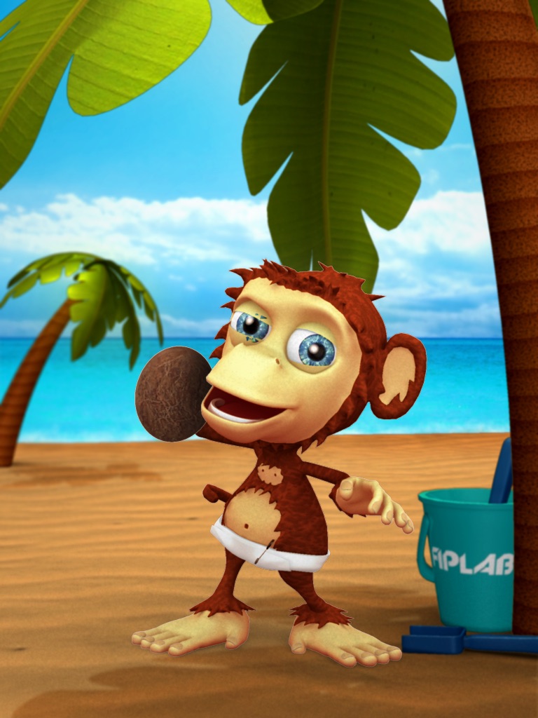 Talking Baby Monkey HD screenshot 3