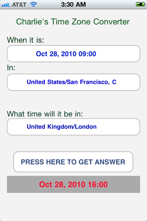 TimeZoneConvertorFree screenshot-4