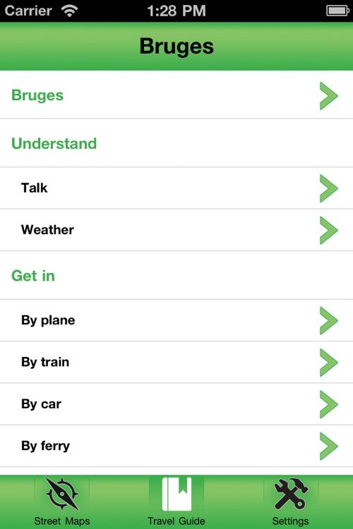 Bruges Offline Street Map