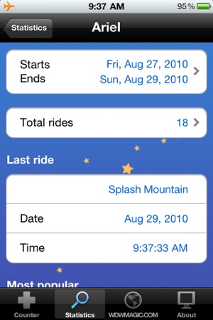 WDW Ride Counter - Walt Disney World Edition(圖4)-速報App