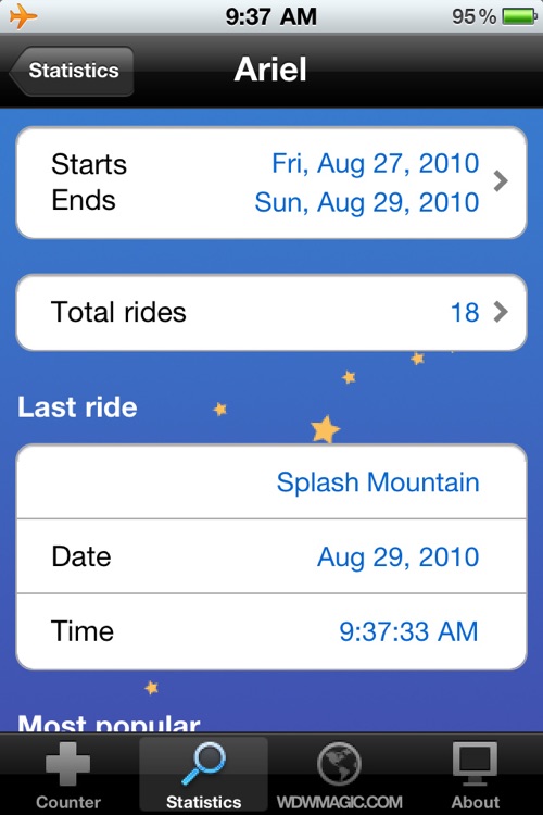 WDW Ride Counter - Walt Disney World Edition screenshot-3