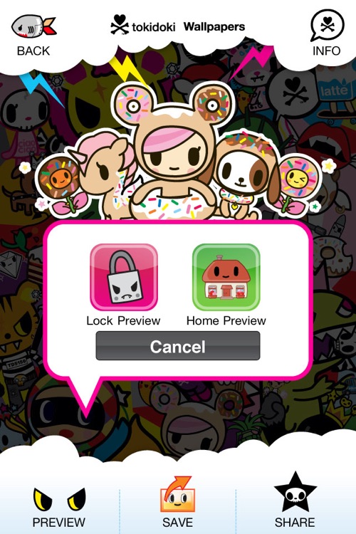 tokidoki! Criminally Cute Backgrounds and Wallpapers screenshot-3